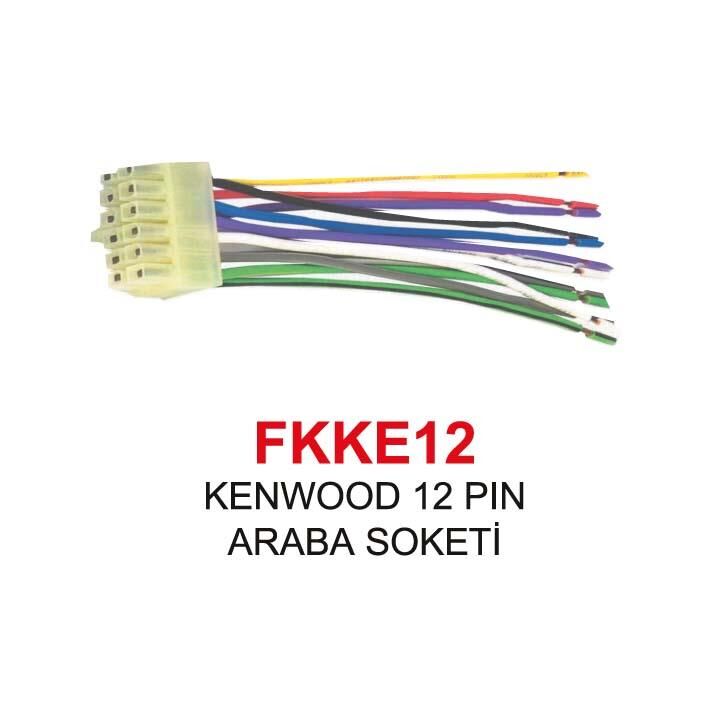 ISO SOKET FKKE12 KENWOOD 12 PİN