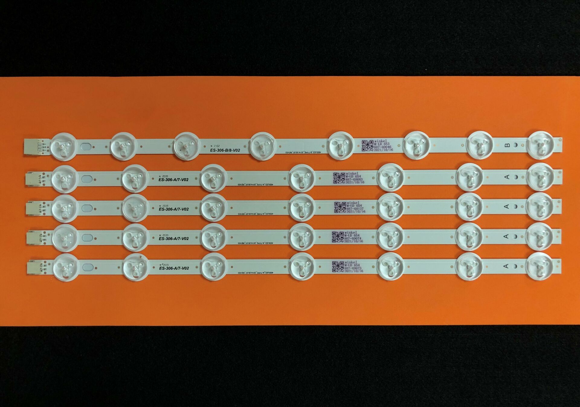 TV LED BAR-2043 TAKIM 5 Lİ-40FA5050 40SD6100 40R4012F 40NX600(35,5 CM)C132-141-E306 WİNKEL