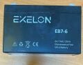 6 VOLT 7 AMPER AKÜ EXELON-ÖLÇÜLER 150*34*94 mm.1100 GRAM