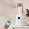HEPU HP-F29 Sessiz Pervanesiz 360° Döner USB Şarjlı Masaüstü Fan – Bluetooth Hoparlörlü