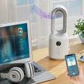 HEPU HP-F29 Sessiz Pervanesiz 360° Döner USB Şarjlı Masaüstü Fan – Bluetooth Hoparlörlü