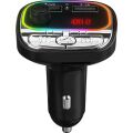 Hytech HY-XCB40 Çift USB 5V 3.1A Rainbow Işıklı Led Ekran TF Kartlı V5.0 Bluetooth Fm Tran