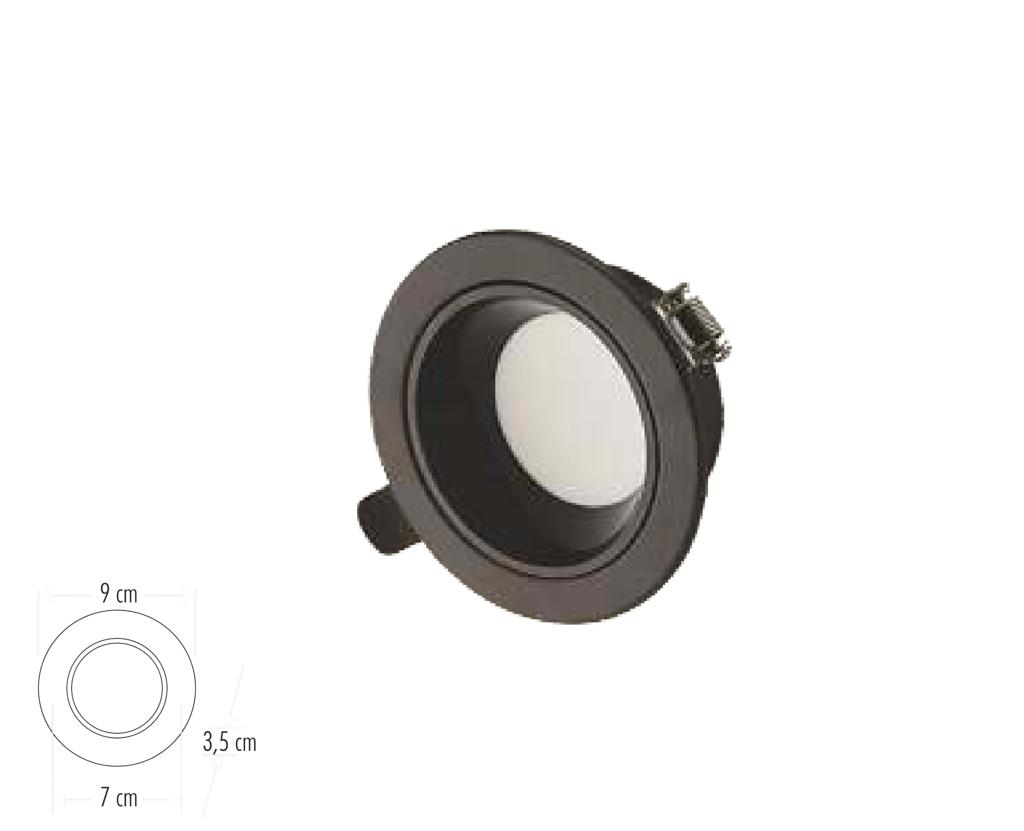 CATA CT-5261 8 WATT BAŞAK SİYAH KASA COB LED SPOT 3 RENK