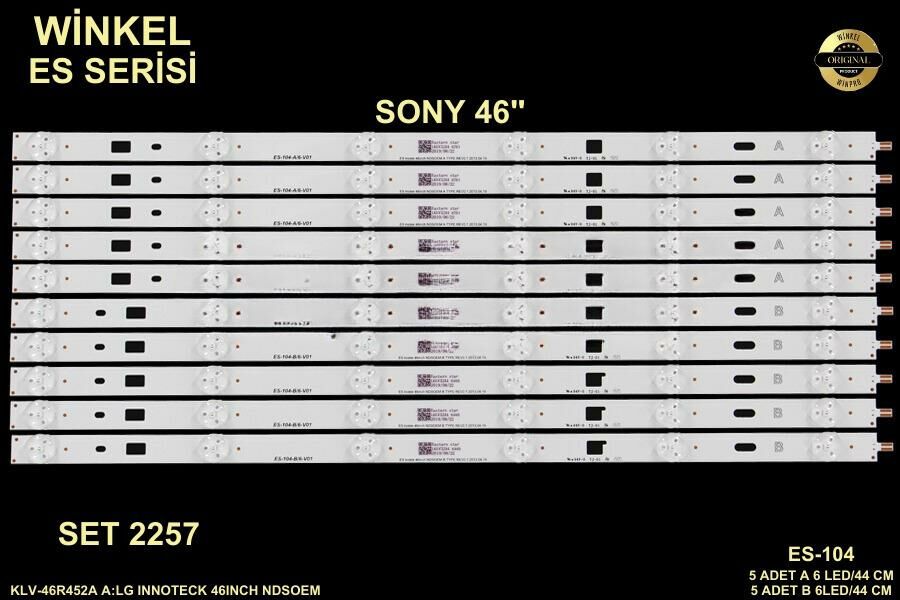 TV LED BAR -2571 10 LU TAKIM-65R854UQ-65U9500-65R754U-65UL2063DT-65HT8060UD-WİNKEL