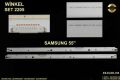 TV LED BAR -2205 2 Lİ ÇUBUK-UE55MU7000,UE55MU8000T,UE55MU9000T-ELED-165-WİNKEL