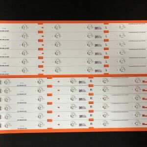 TV LED BAR -2054 TAKIM 12 Lİ-2015ARC490-A49L-49VLE 5537 BG-A49L 5531-C235-GEN-256-WİNKEL