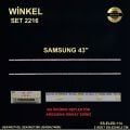 TV LED BAR -2216 2 Lİ ÇUBUK-UE43RU7445UXXC,UE43NU7400U-ELED114-WİNKEL