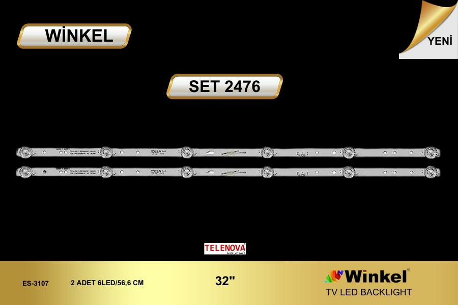 TV LED BAR -2746 3 LÜ ÇUBUK-PT500GT05-OV50F351-NM50F35-ES-4587- WİNKEL