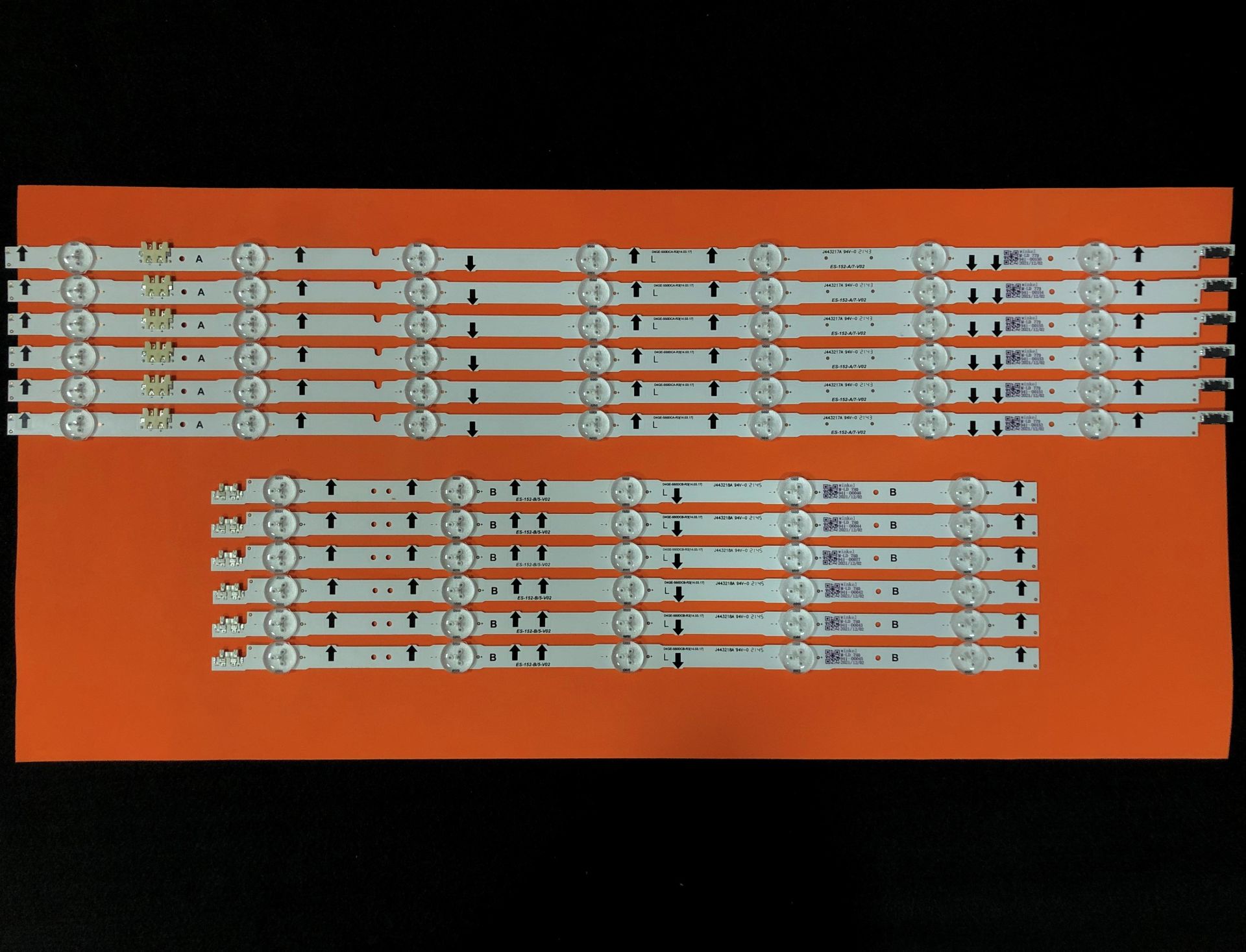 TV LED BAR 2034 TAKIM 12 Lİ-UA55J5088-UE55H6650-UE55H6290/UE55H6270/UE55H6470-WİNKEL