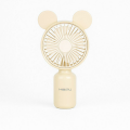 HEPU HP-F04 USB Şarjlı El Tipi Mini Fan – Ayıcık Kulak Figürlü, 3 Kademeli Rüzgar Seçeneği