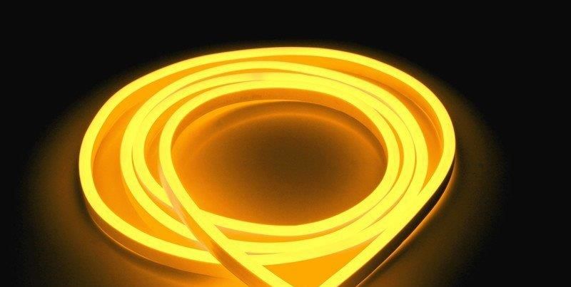 NEON LED 220 VOLT AMBER 10X20MM BOLSAT