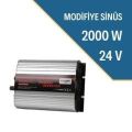 İNVERTÖR CARSPA 2000 WATT 24 VOLT MODİFİYE SİNÜS