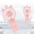 HEPU HP-F05 USB Şarjlı El Tipi Mini Fan – Taç Figürlü Sevimli Tasarım, Hafif ve Taşınabili