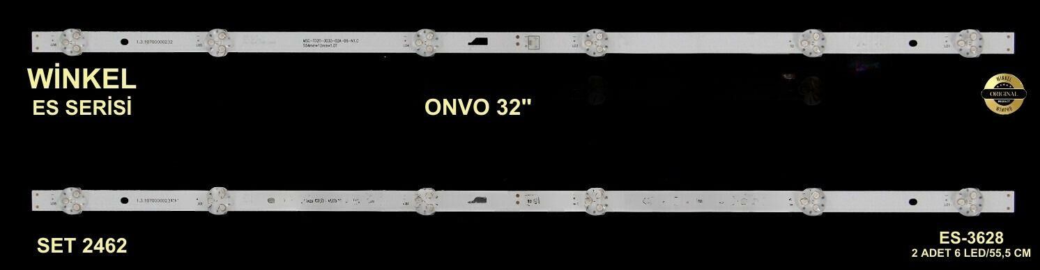 TV LED BAR -2462 TAKIM 2 Lİ-OV32F153,MSG-T320-3030-02A-06-N1.0,D32061330-004AS-M-WİNKEL