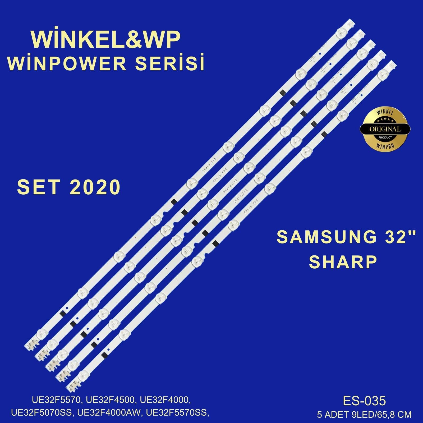 TV LED BAR -2020-TAKIM 5 Lİ-UE32F5570-UE32F5500-UE32F5070-C237-M24