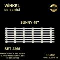 TV LED BAR 2265 TAKIM 7 Lİ-AX049DLD-AX49DIL075-SN049DLD12AT050-SKYWORTH-C1119-E835