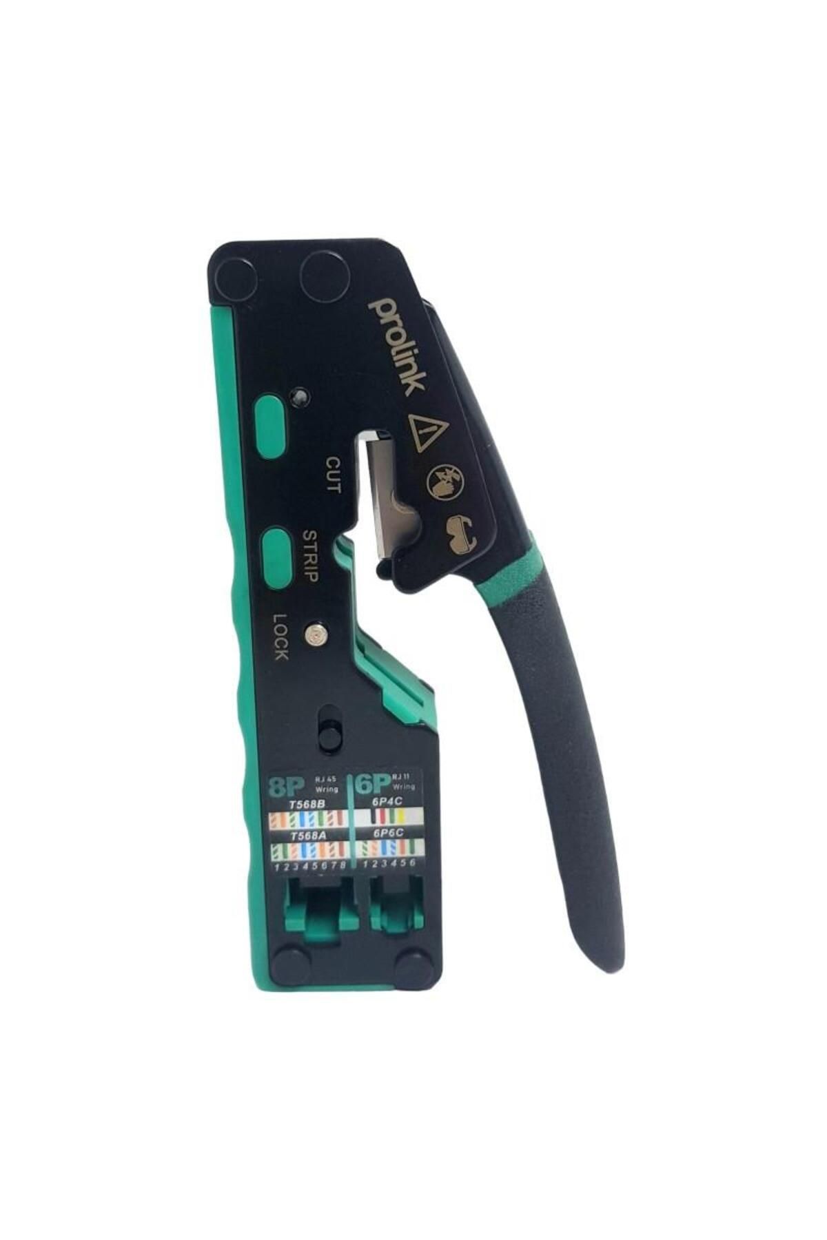 PROLINK PH-010-RJ11-CAT-6-CAT-7-YENİ NESİL SOKET SIKMA PENSESİ