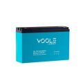 12 VOLT 42 AMPER JEL ELEKTRİKLİ BİSİKLET AKÜSÜ VOOLE-ÖLÇÜLER 270*77*170 mm.10.30 KG