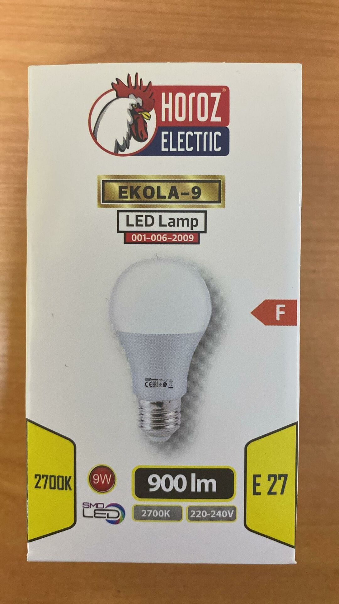 HOROZ 9 WATT LED AMPUL E27 DUY GÜNIŞIĞI-EKOLA