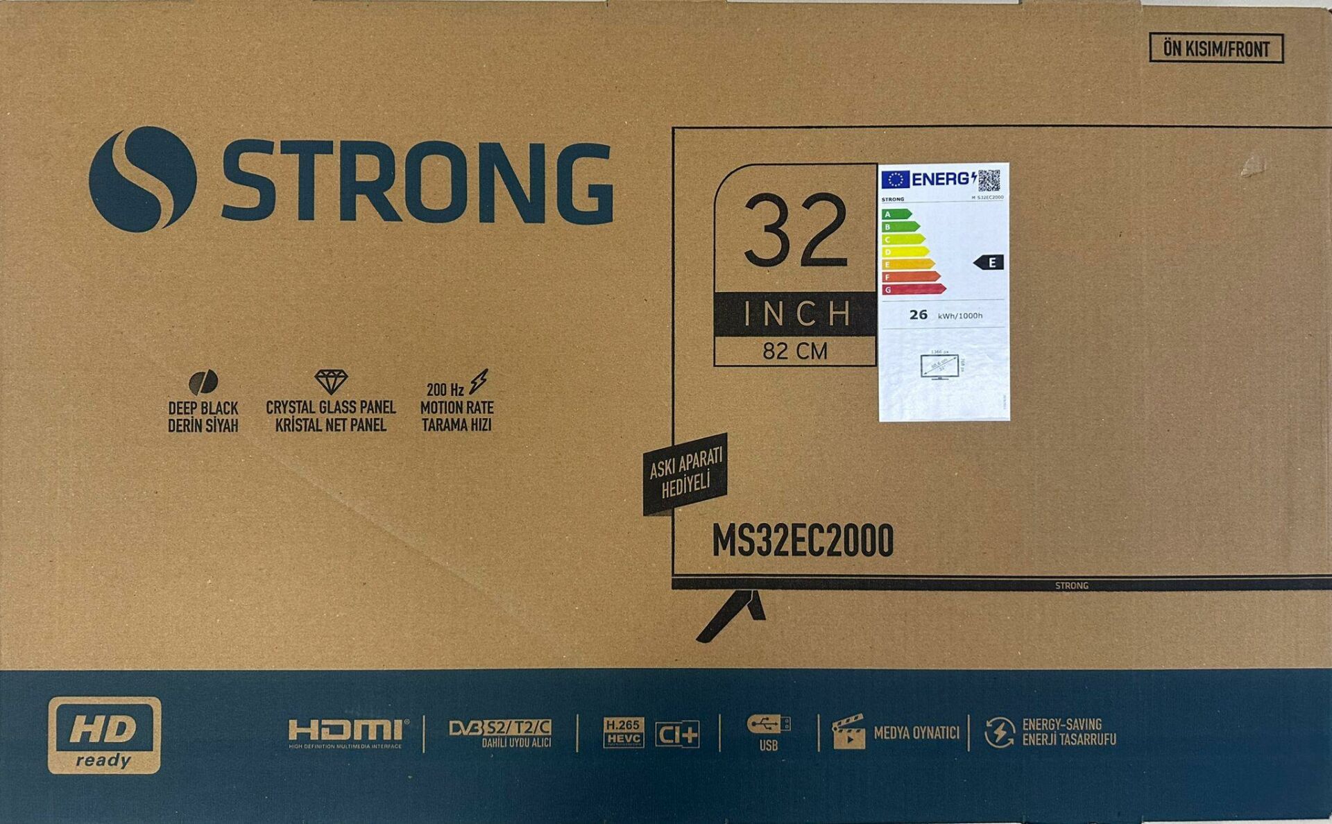 STRONG 32'' 82CM DAHİLİ UYDULU LED TELEVİZYON MS32EC2000