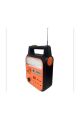 GOLDSILVER GS-902P GÜNEŞ PANELLİ USB+RADYO+3 ADET LED AMPULLU  ŞARJLI KAMP FENER SETİ