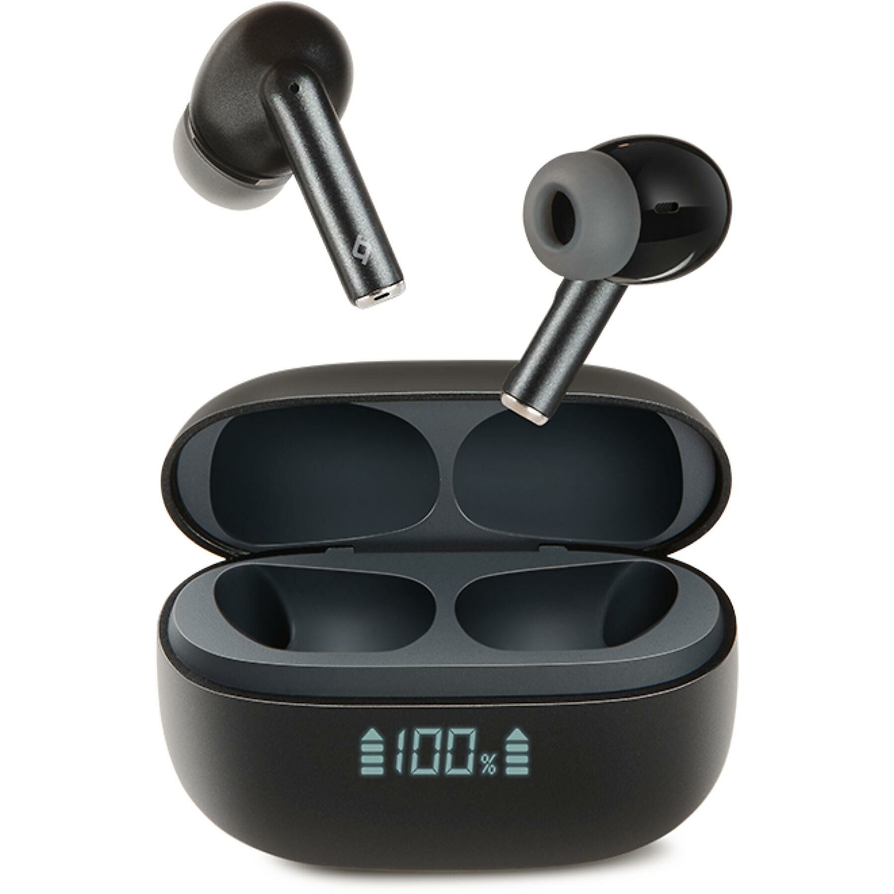 TTec 2KM159S AirBeat Pro ANC LCD Gerçek Kablosuz TWS Bluetooth Kulaklık Siyah