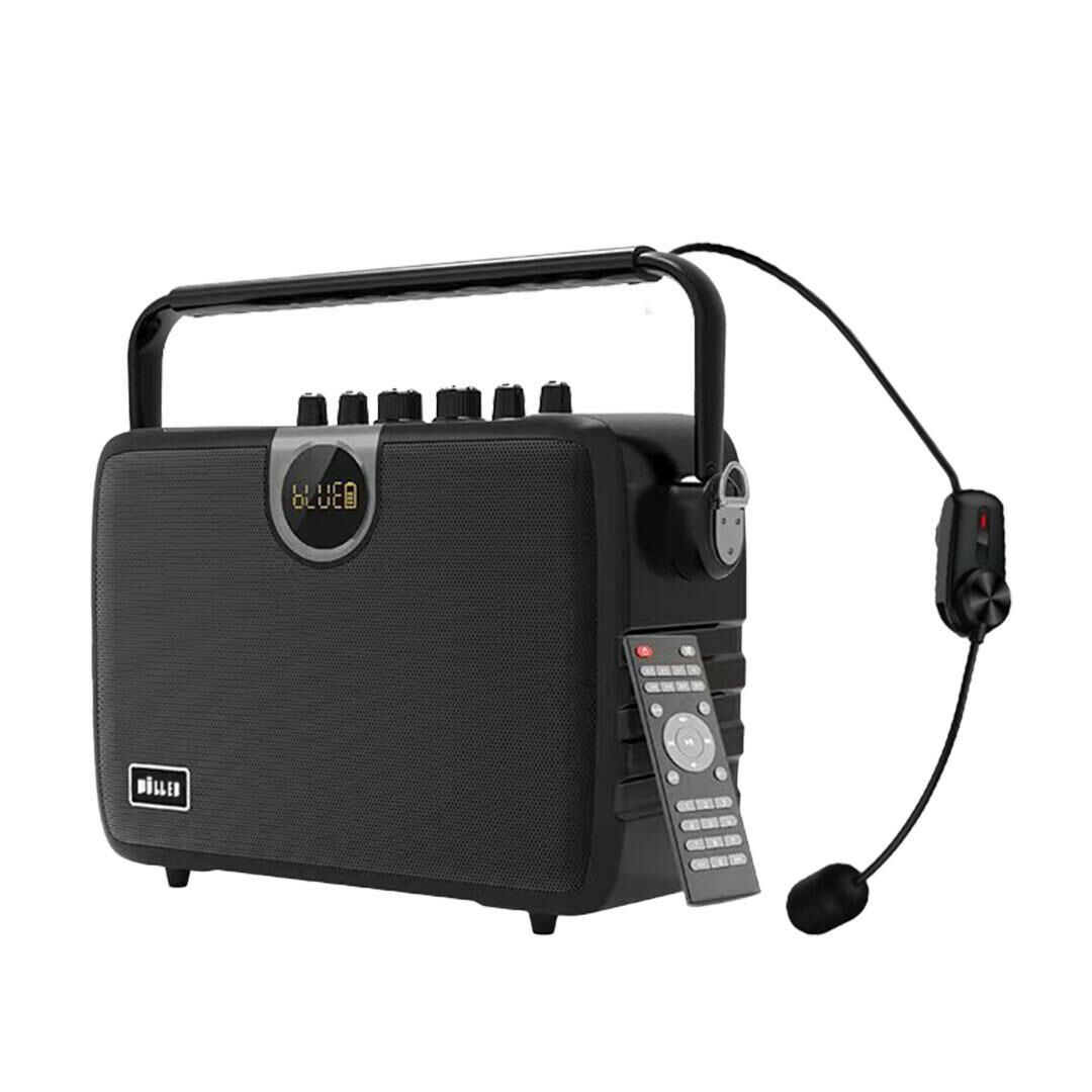 WÖLLER W-610H ŞARJLI BT-USB PORTATİF KABLOSUZ KAFA MIKROFONLU HOPARLÖR