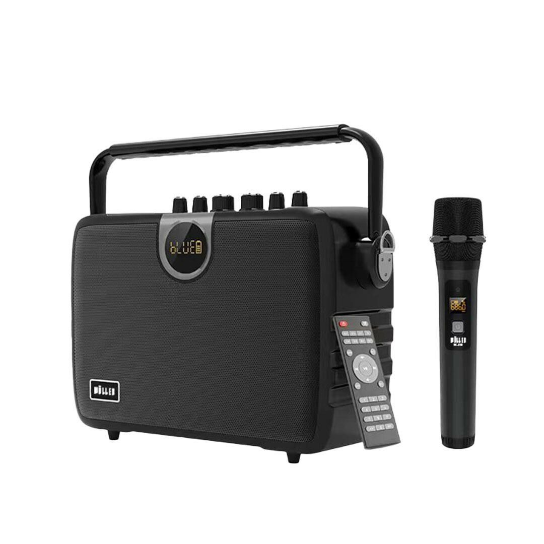 WÖLLER W-610H ŞARJLI BT-USB PORTATİF KABLOSUZ EL MIKROFONLU HOPARLÖR