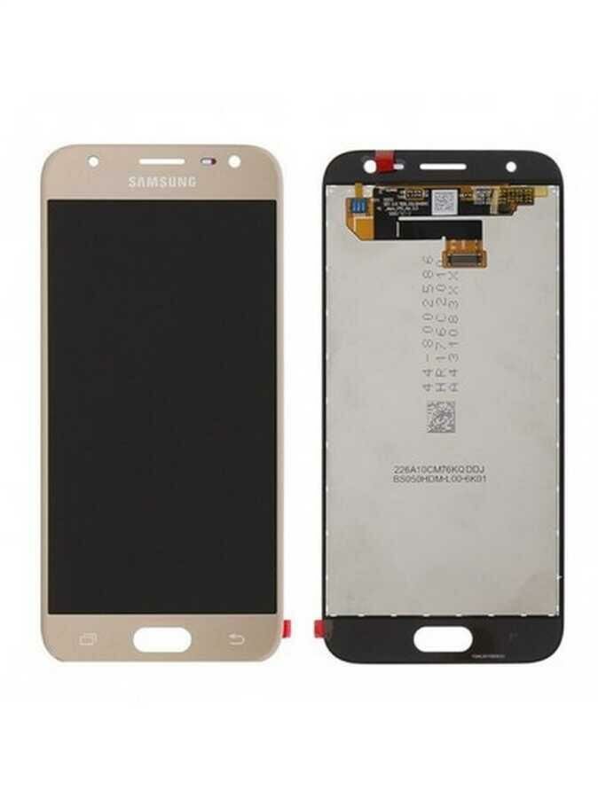 TELEFON EKRANI SAMSUNG J3 PRO J330 SERVİS ORJİNALİ GOLD