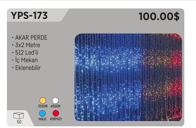 YCL YPS-173G PERDE LED AKAR 3X2MT GÜN IŞIĞI 512 LEDLİ 220 VOLT EKLENEBİLİR İÇ MEKAN YILBAŞ
