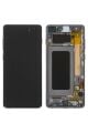 TELEFON EKRANI SAMSUNG S10 PLUS SİYAH KVK SERVİS ORJİNALİ