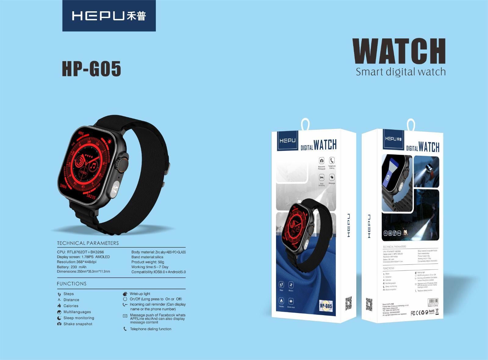 HEPU HP-G05 AKILLI KOL SAATİ