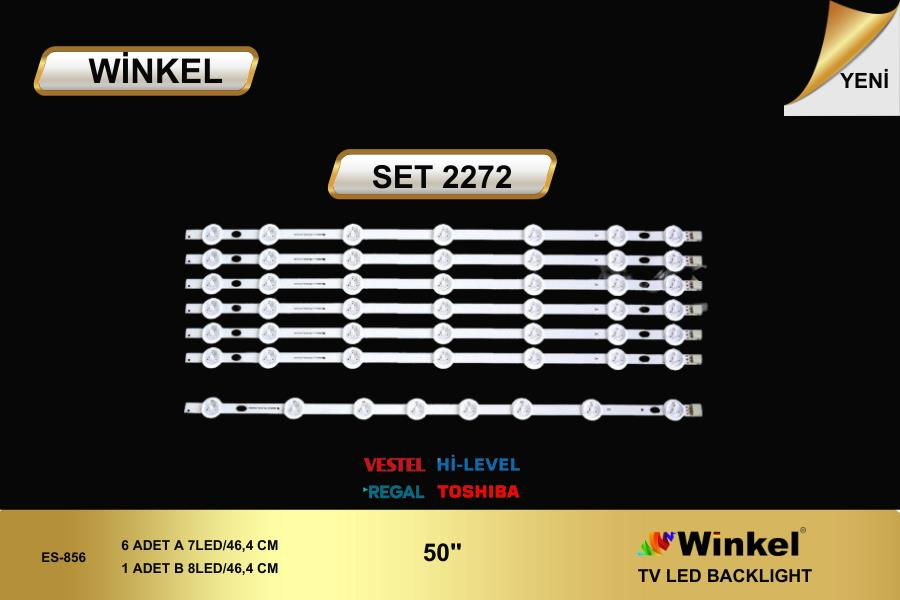TV LED BAR -2272 TAKIM 7 Lİ-50NX600- 50L300D-VES500UNDL--50DL273-WİNKEL
