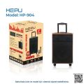 HEPU HP-904 12'' 30CM KABLOSUZ 1 EL MİKROFON ŞARJLI MÜZİK KUTUSU & MEVLÜT ANFİSİ