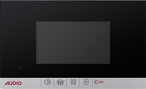 AUDİO 4,3 INÇ ŞUBE 001181 SİYAH BUTONLU KAPAK DAHİL