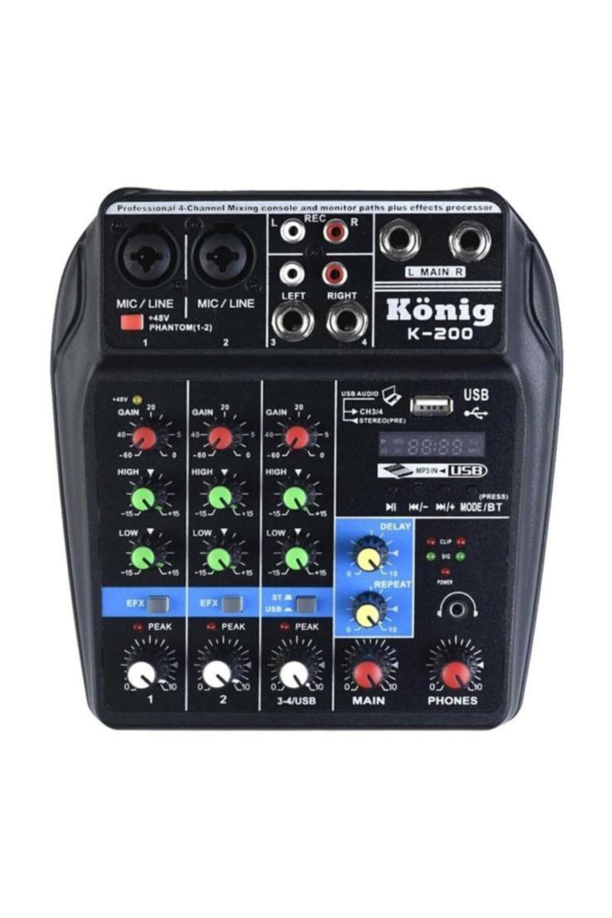 KÖNİG K-200--4 KANAL DEC MİXER