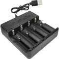 18650 PİL ŞARJ ALETİ 4'LÜ USB GİRİŞ 3000 MAH HD-8992C