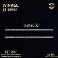 TV LED BAR -5019 TAKIM 2 Lİ-DİJUTSU-62DLED32HF2X60002-DJTV32-DLED32HF-W2763-MATE