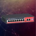 ZTECH ZR-1008G 8+2 POE SWİTCH 125WATT 8 PORT POE + 2 PORT UPLİNK