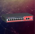 ZTECH ZR-1008G 8+2 POE SWİTCH 125WATT 8 PORT POE + 2 PORT UPLİNK