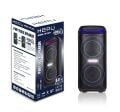 HEPU HP-964 2X6.5'' KABLOSUZ 1 EL MİKROFON BLUETOOTH USB ŞARJLI RGB IŞIKLI MÜZİK KUTUSU