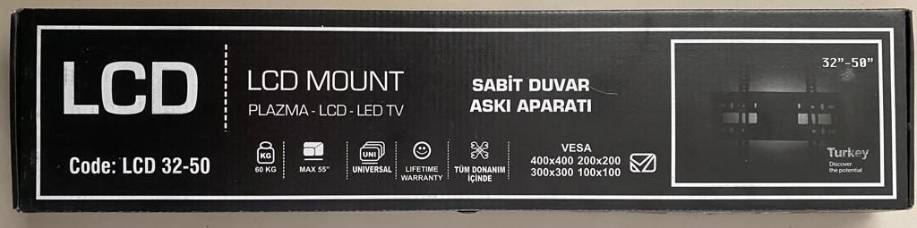TV ASKI APARATI 32-50 İNÇ SABİT 10X50 CM