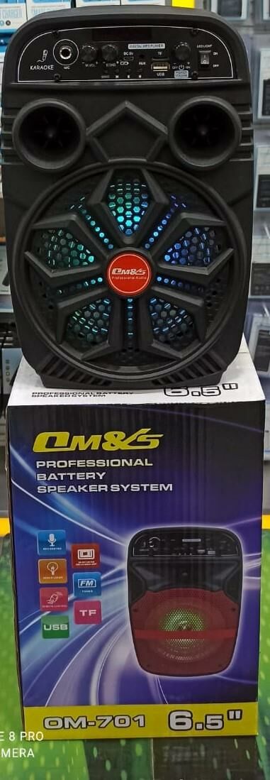 MÜZİK KUTUSU OM-701 BLUETOOTH - USB - HAFIZA KARTI - RADYO