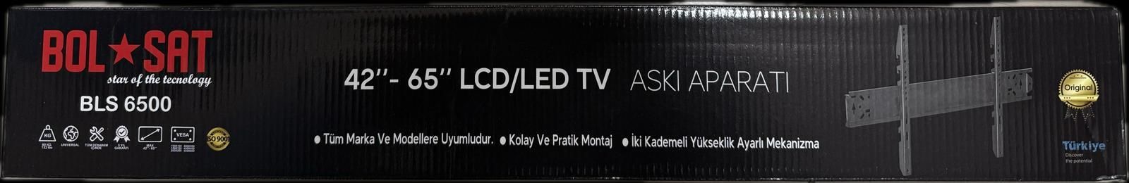 TV ASKI APARATI 42-65 İNÇ SABİT 10X66 CM DAR BLS 6500