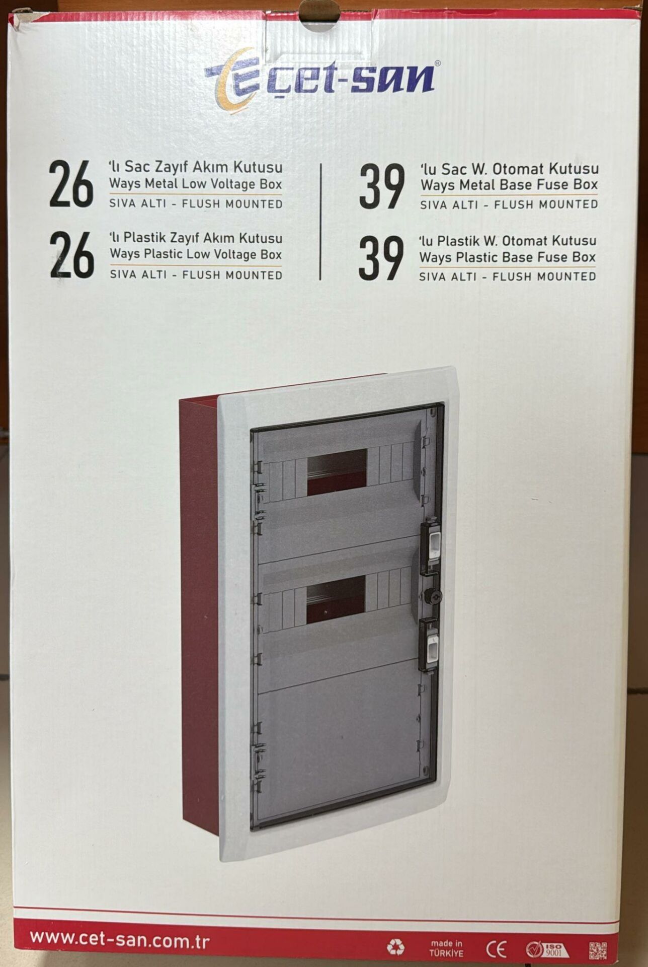 SİGORTA KUTUSU 24 LÜ SIVA ALTI DİKEY HF SAÇ TABAN ÇETSAN WKZH.026