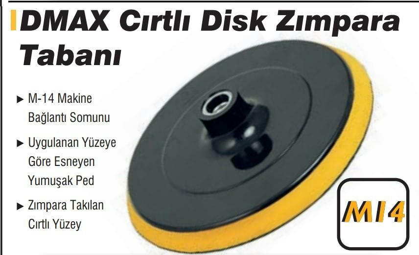 ZIMPARA TABANI CIRTLI 115mm DMX-4021