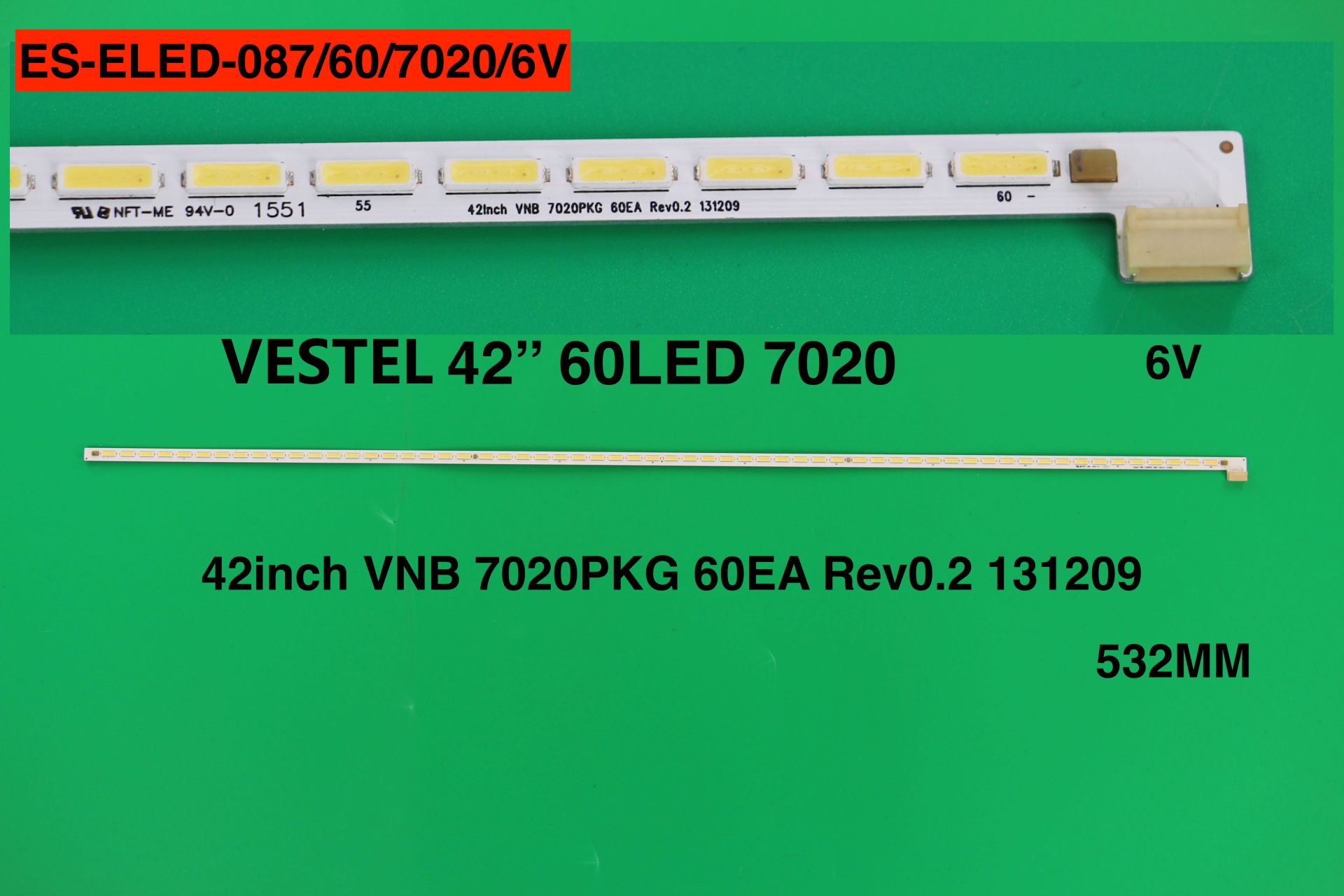 LCD LED-087-1 ÇUBUK- 42FA7100 42FA7500  42FA8200 42PF8575-VİDASIZ GEN