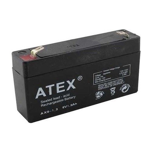 6 VOLT 1.3 AMPER AKÜ ATEX 97*25*52 mm