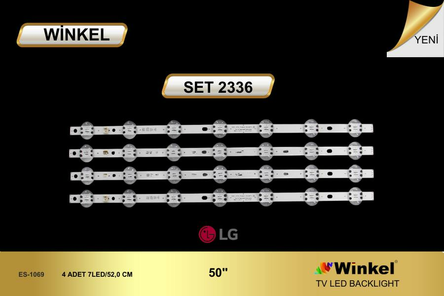 TV LED BAR -2336 TAKIM 4 LÜ-50UM73-50UN73- 50UM7450PLA-50UM7600PLB-50UM751C-WİNKEL