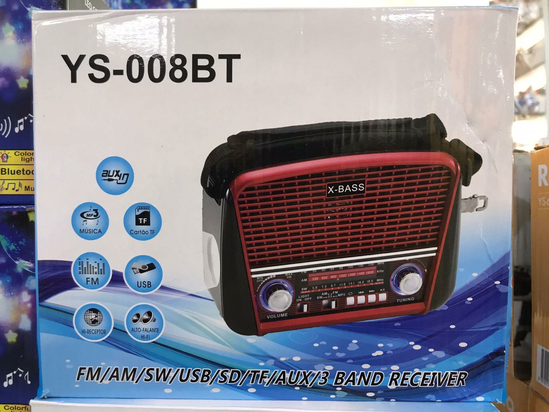 RADYO NOSTALJİK YS-008 BLUETOOTH - USB - HAFIZA KARTI - RADYO